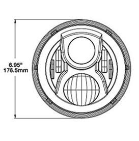 DOT Round LED Halo Jeep Headlight Kits