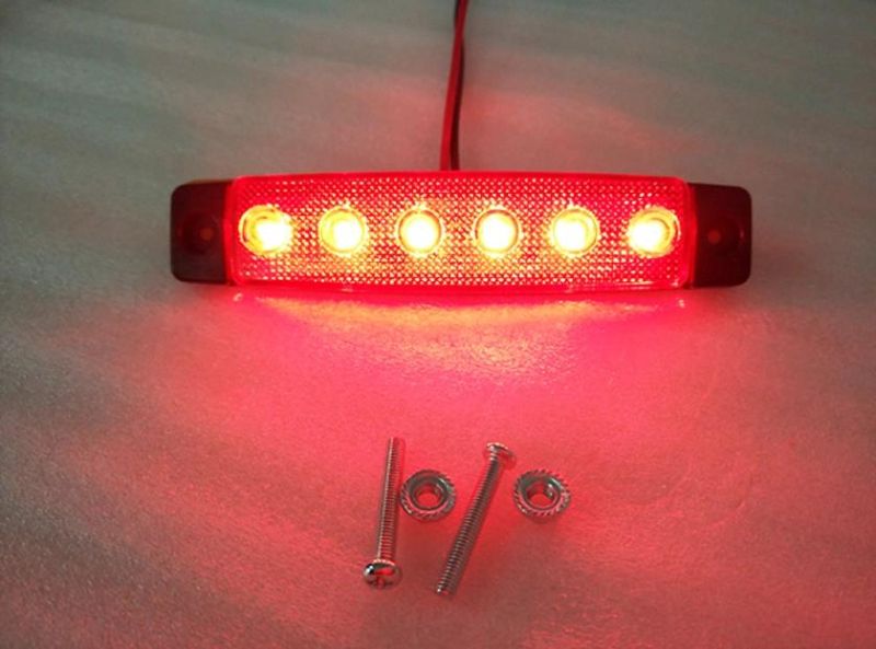 High Quality, Low Price and Small Weight 6LED Side Light 12V/24V/10-30V Truck Tail Light