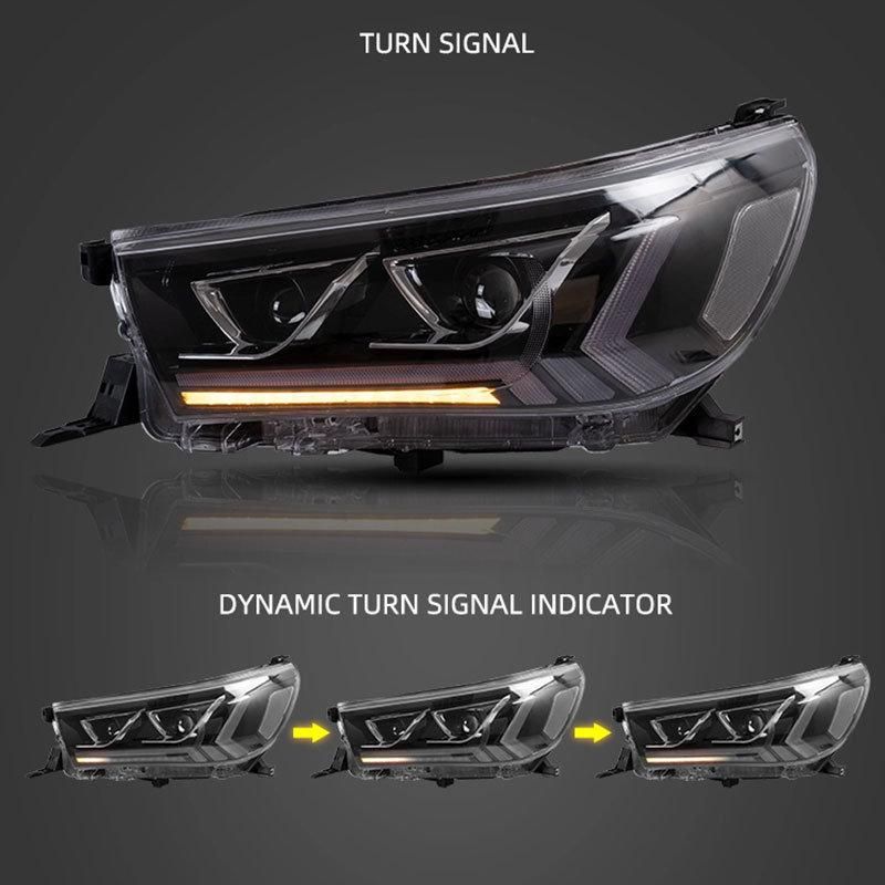 High Profile 4X4 Head Lamp Car for Hilux Revo Rocco