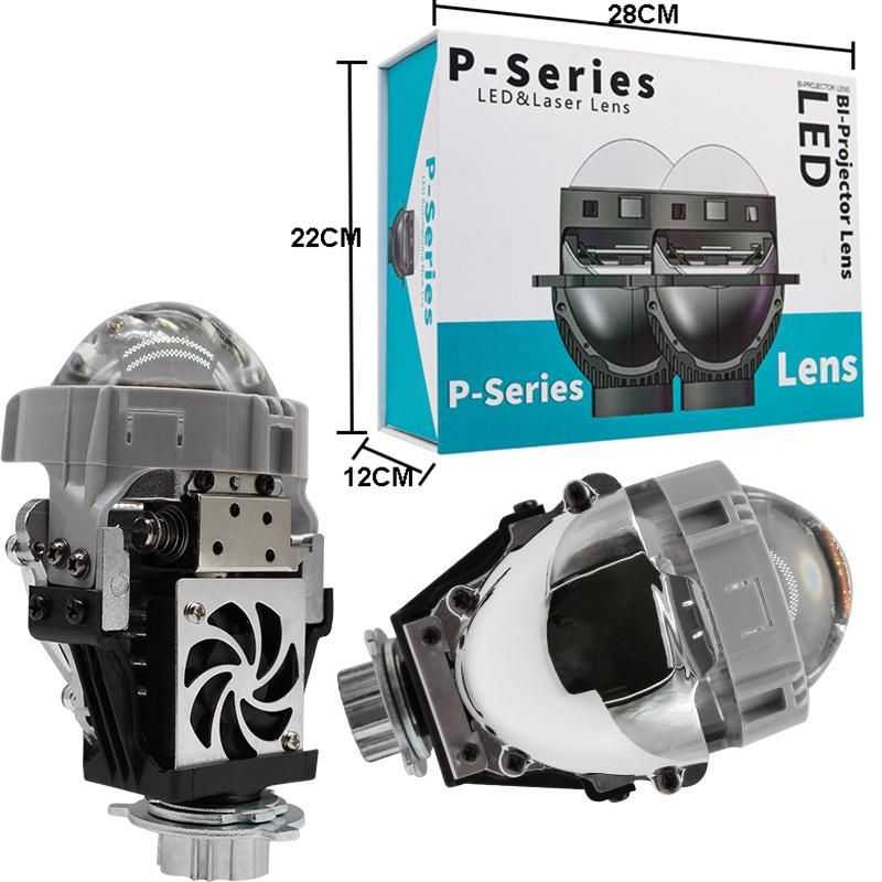 High Power 6500K 12V Car Lamp Rx9 Bi LED Projector Lens Front Light