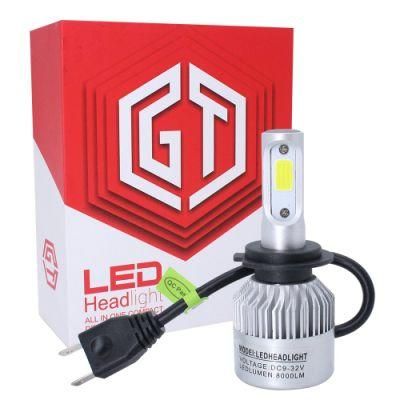 COB Chips S2 Car Light LED Headlight H13 9004 H1 H3 9005 9006 880 H11 H7 H4 LED Bulbs