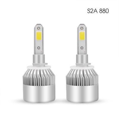 S2 6500K Bright COB LED 4300K H4 LED 8000K 3000K H7 LED Car Headlight Bulbs H11 H1 9005 9006 9007 Beam 12V Fog Light Automobile