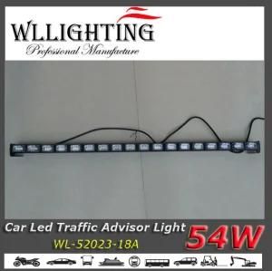 52 Inch LED Strobe Arrow Stick with Traffic Warning Bar Light