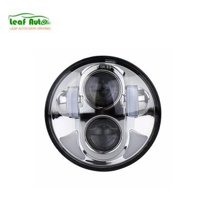 White DRL High Low Projector LED Headlight for Glide Low Rider Harley Motorcycle 5.75 Inch Headlamp LED Motorcycle Light