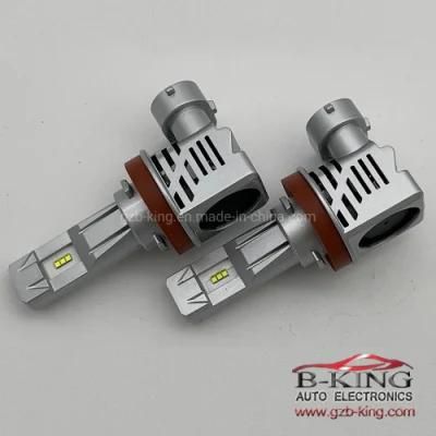 Mini Size H8 5000lm Auto Lights 55W Zes Chips Plug and Play White Car LED Headlight
