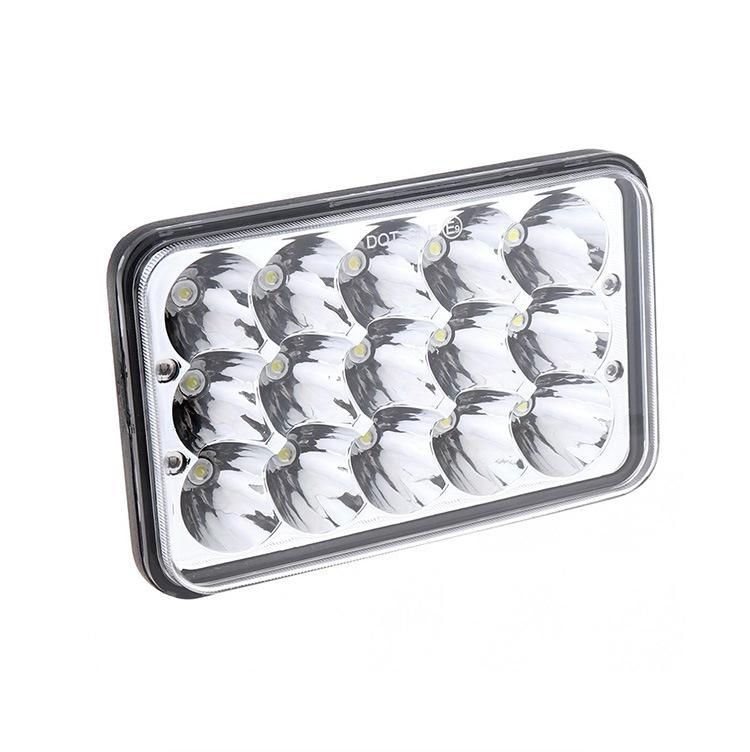4X6 LED Truck LED Headlights for Jeep Jk Truck Offroad Hi/Low Sealed Beam Light 45W LED Work Light