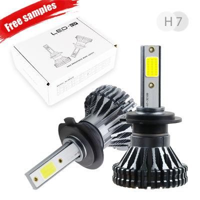 Multi Color LED Fog Light 6000K 20W 2500lm Motorcycle LED Bulb H7 Car LED Headlight