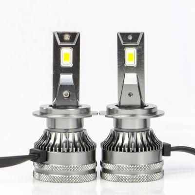 High Quality Customized Super Bright Car LED Headlight Bulb H7 Aluminum LED Headlights
