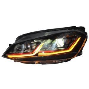 Auto LED Light Golf 7.5 Style LED Stripe Biled Projector Lens Golf 7 Headlight