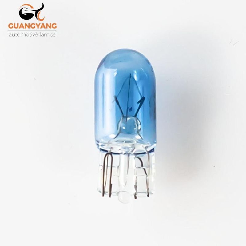 T10 12V 5W Blue Color Halogen Bulb Car Turn Light Car Interior Bulb