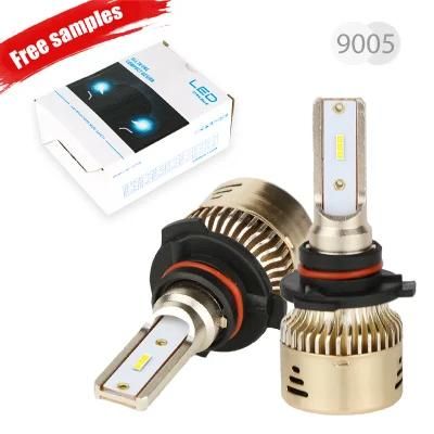 2021 New Auto Lamps 4500lm 60W LED Free Error Canbus 9005 12V LED Headlight Bulbs for Car