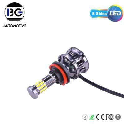 8 Sides Car LED Headlight Car LED Light H4 Headlight Bulb Car Accessory Bulbs LED Headlight