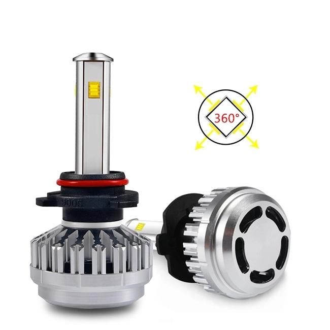 F6 Factory Supply New Csp Chips Car LED Headlights Bulb H7 H11 H4 9005 9006 Auto Lamp 360 Degree Four-Sided LED Super Bright