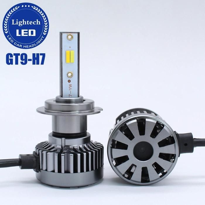 Gt9 Auto Three Color LED Bulbs H7 Car LED Headlight
