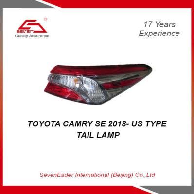 High Quality Auto Car Tail Light Lamp for Toyota Camry Se 2018- Us Type
