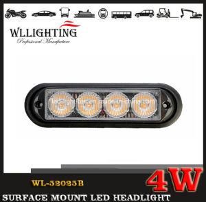 LED Lighthead Grille Light, Surface Mounted LED Headlight for Car and Truck Wl-52025b (LED-LIGHT-BAR 4W)