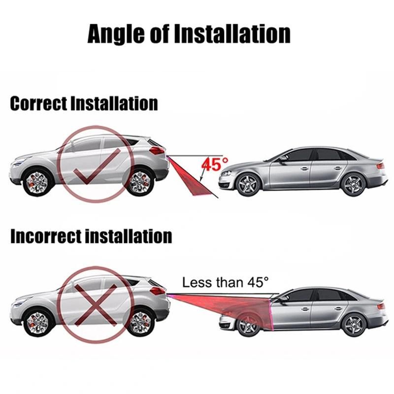 12V Red Tail Laser Light for Motorcycle Car