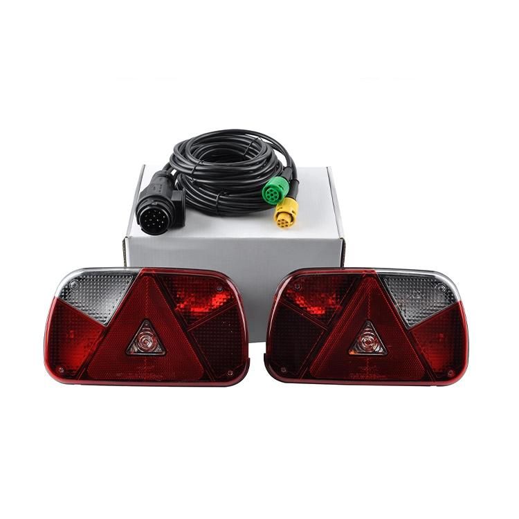 12V Motorcycle Tail Light License Plate Holder Turn Signals Brake Stop Lights Turn Signal Brake Light Custom Racer Lamp
