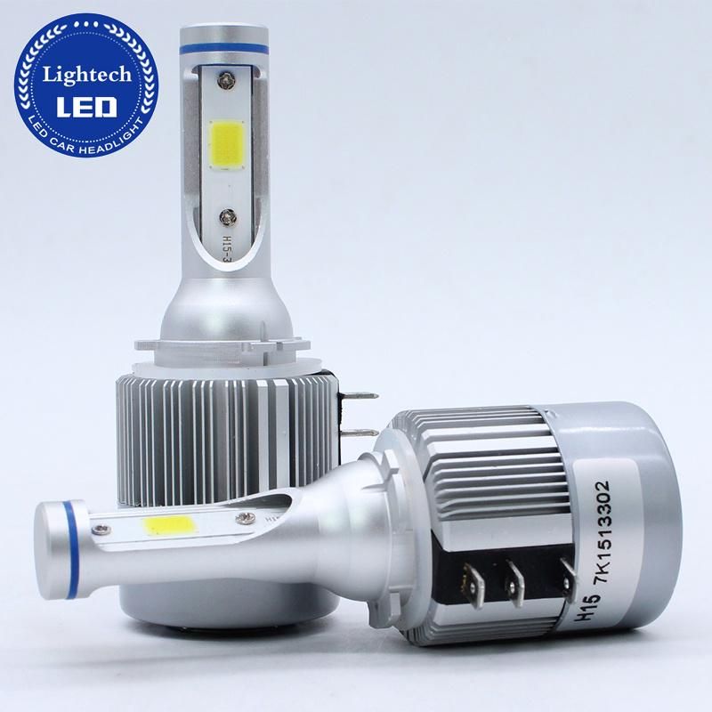 High Power LED Headlight 36W 3800lm 6000K Car Headlamp C6 H15