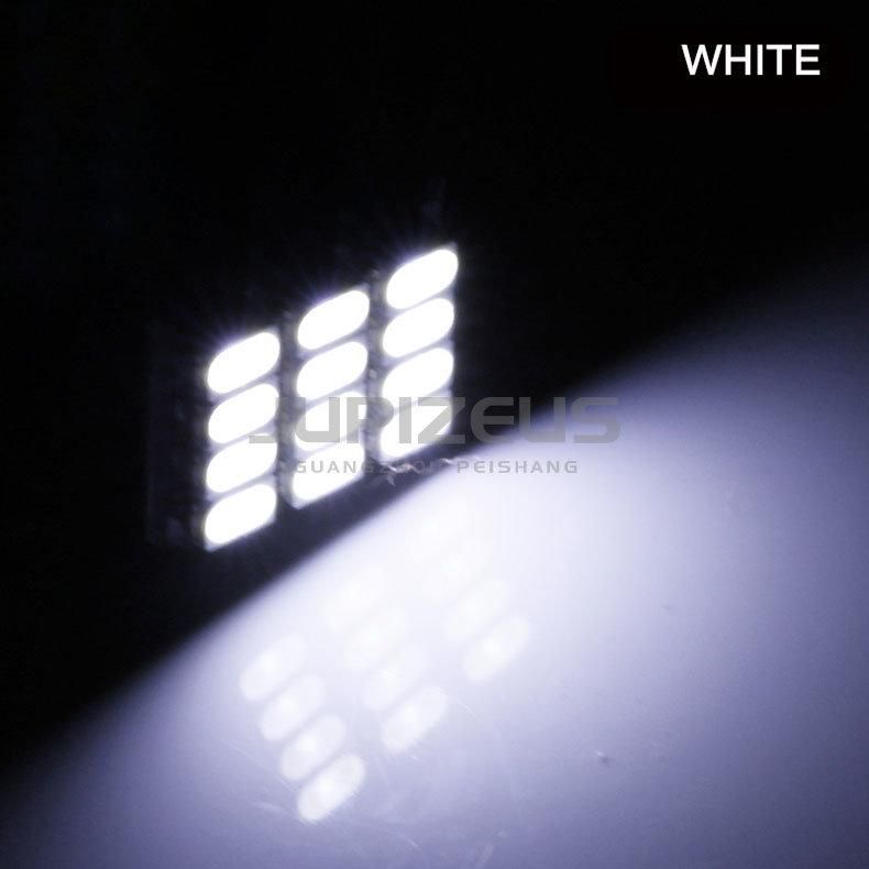 Cheap on-Polarity Error Free 12V Light Bulb LED Car Door with T10 W5w 501 Wedge 1206 12 SMD