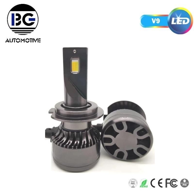Work LED Light Car LED Headlight V9 1200lm 9005 9006 H4 Auto LED Headlight H7 Car Head Lamp
