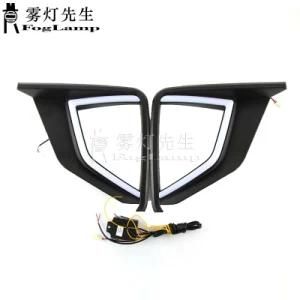 for Mitsubishi Xpander Eclipse Cross 2017-2020 LED DRL Daytime Running Light with Turn Signal Fog Lights Driving Lamp