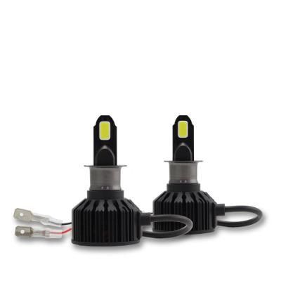 COB Chips E8 24W 4800lm 6000K LED Headlight for Cars