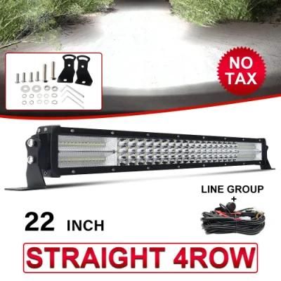 2020 Best Curved 12V 24V Jeep Combo Beam 4 Row 4X4 Offroad Trucks 32 42 52 20inch LED Bar