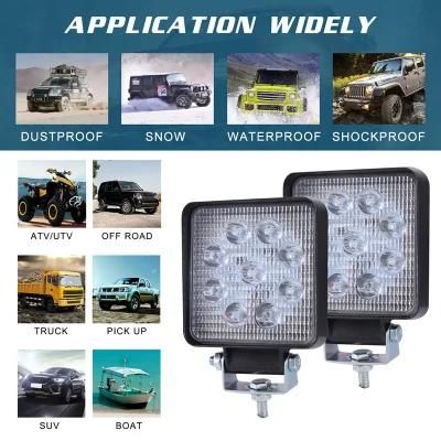 Spot Flood Square LED Cube Work Auto Lamps Hunting Trucks Jeep Bulldozer Boat Mining LED Auto Lamp