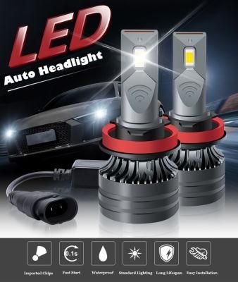 2PCS H1 H3 H4 H7 LED Bulb H8 H11 Hb3 9005 Hb4 9006 LED Headlights Bulbs 8000K Car Light Bulbs Automobiles 12V Lamp