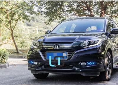 for Honda Vezel Hrv Hr-V 2015-2018 Front Bumper Fog Lamp Brake Reverse Turn Signal LED Daytime Running Light