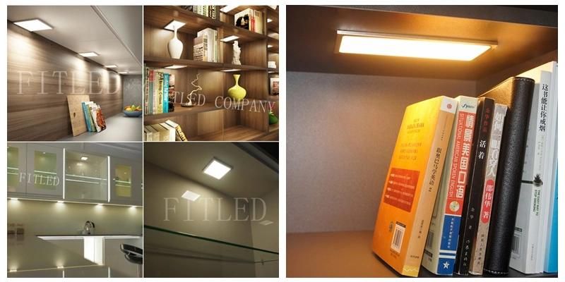 12V 24V PIR Motion Sensor Switch LED Linear Strip Indoor LED Light Bar LED Furniture Showcase / Counter/ Kitchen Cabinet Square Lights