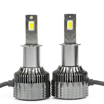 High Brightness 5500lm H3 LED Headlight Bulb 55W Super Bright Auto LED Headlight