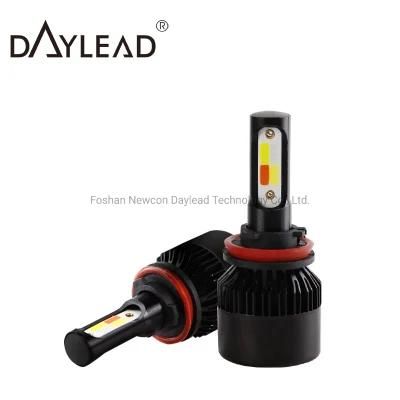 Auto 360 Degree Lighting Plug and Play 9005 H1 H4 H7 Car LED Headlight 6000K Light Bulb