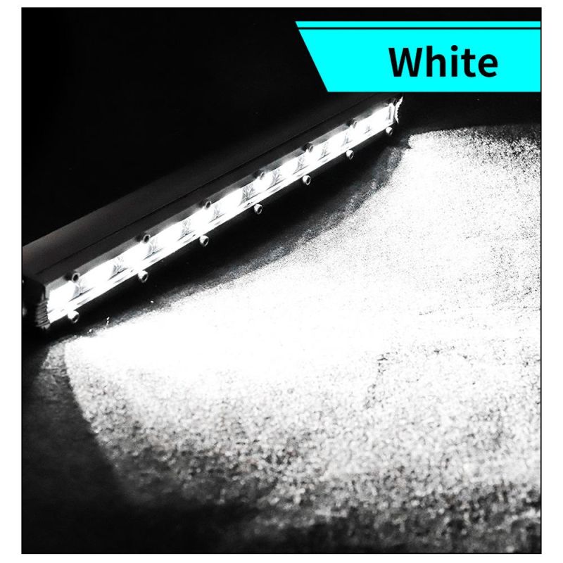 Dxz 3030 Light Bar 12LED 36W Work Light Single Row Spotlight Car Parts Automotive Lighting System