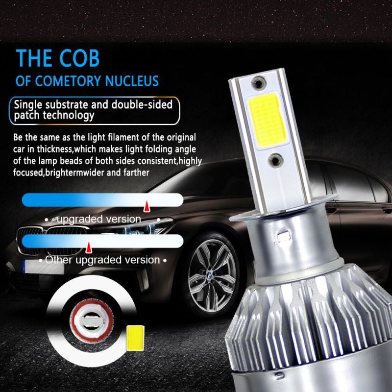 Wholesale Cheap C6 Car H3 LED Headlight Kit for Auto 72W 8000lm