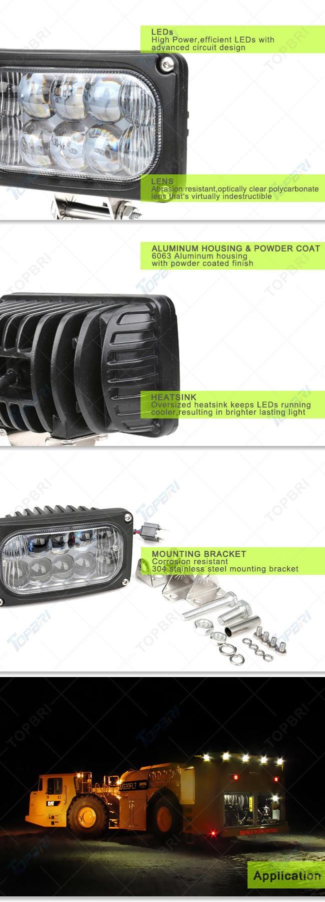 4D 30W Offroad 4X4 Trucks Auto Parts LED Driving Light