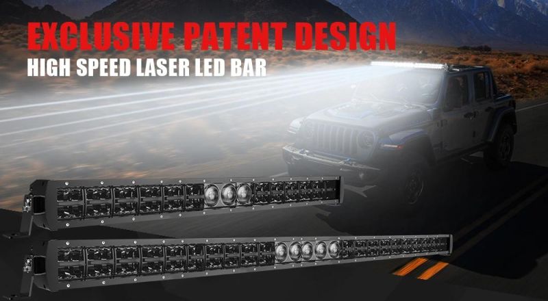 1lux@2000m High Power Super Bright P8 Chip 12 20 30 40 50" Inch off Road Dual Row ATV 4WD off Road Car Laser LED Light Bar