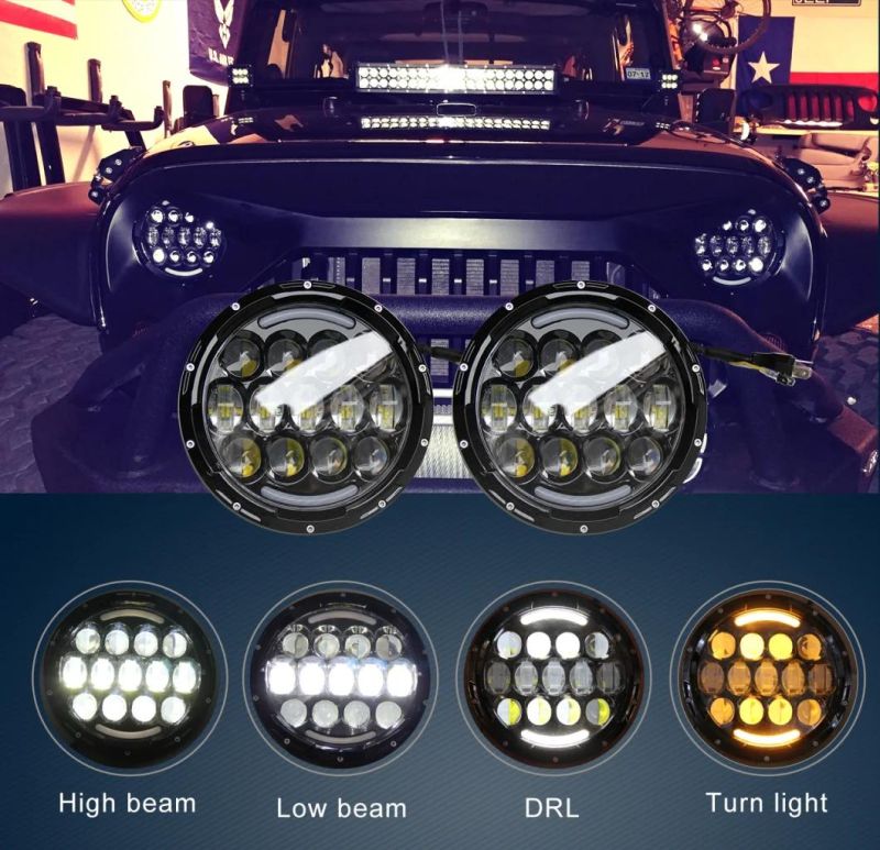 7 Inch DOT 45W High Low Beam Wrangler Daymaker Waterproof Truck Head Lamp LED Car Light Jeep Car LED Headlight