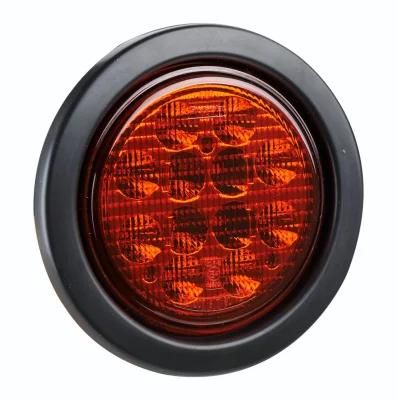 Factory Price 10-30V DOT E4 4 Inch Round Forklift Trailer Truck Signal Stop Tail Lamps LED