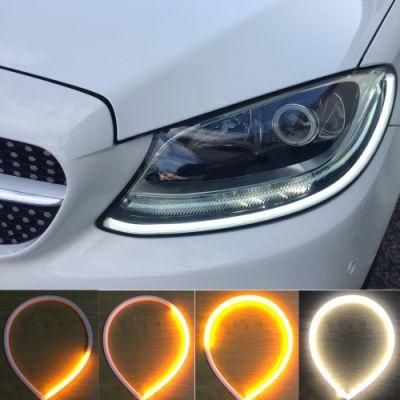 Daytime Running Light Strip Sequential LED Tube Switchback LED Strip Car LED Headlight Strip