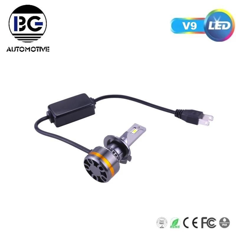Customize 16000lumen 70W Fanless 6000K 3800K 3000K H4 LED Car Light Bulb Mini H3 H11 9005 9006 880 H7 LED K1 H7 H4 LED Headlight