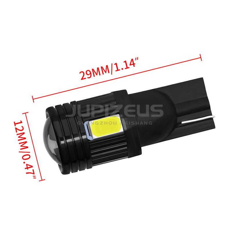 New T10 5630 6SMD W5w LED Car Light Bulb Factory Supply Hot Auto Light LED Car for Motorbike