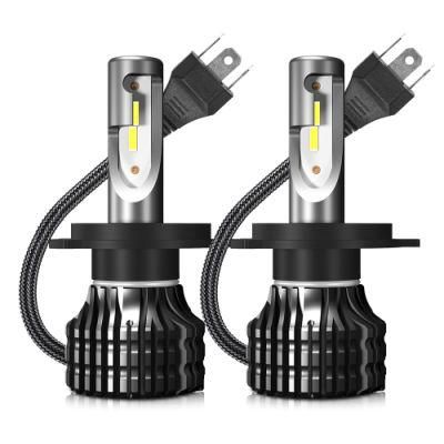 2020 Waterproof Car Accessory F3 Fanless 8000lm Head Lamp Car H1 H4 9005 9006 H11 H7 Auto LED Headlight