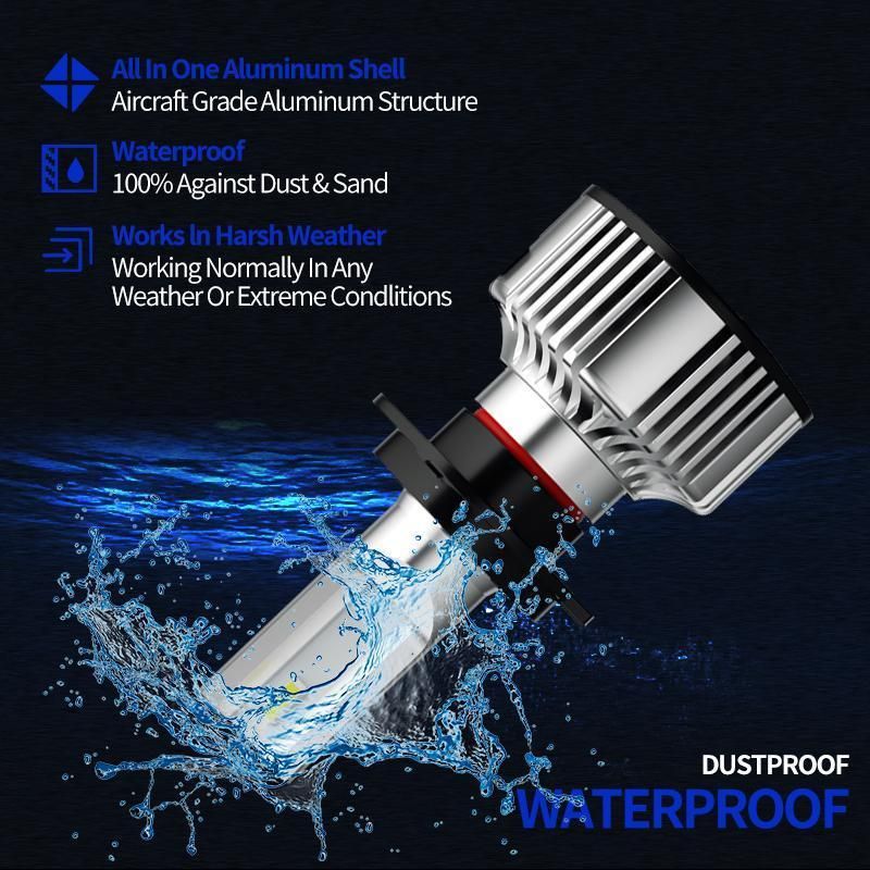 Aurora LED H4 H7 H11 9005 9006 H4 Hi Lo Mini LED Automotive Light Car LED Headlight Bulb