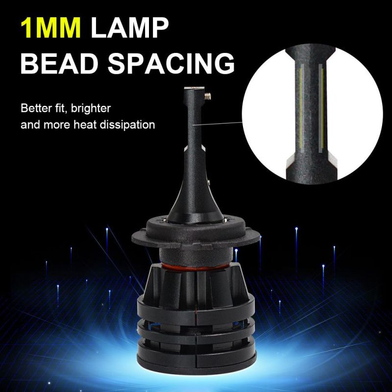 M9 LED Headlight IP68 Small Mini LED H4 Car Light, Automotive Lamp 16000lm H7 H4 Auto M9 Car H4 12000lm LED 9006 LED Headlight