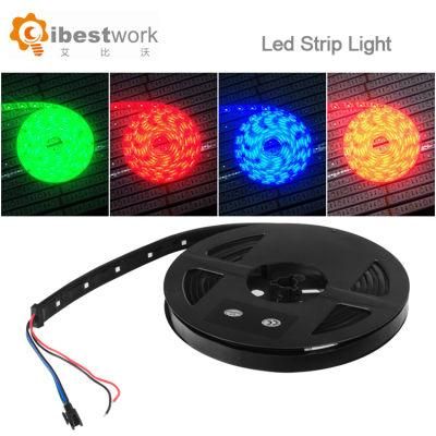LED Strip Lights, Flexible RGB LED Light Strips Kit with DMX Controller and 12V Power Supply, Color Changing
