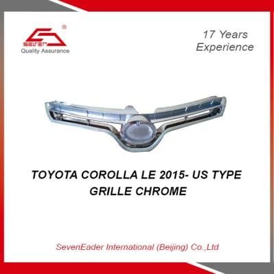 Wholesale Auto Car Spare Parts Grille Chrome for Toyota Corolla Le 2015- Us Type