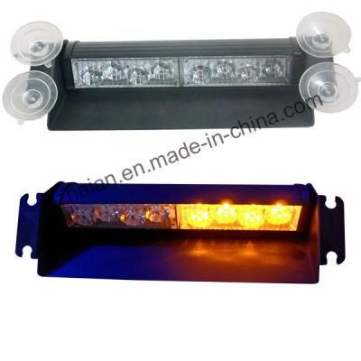 8 LED Strobe Car Interior Windshield Lights with Suction (TBF-3868L-2A)