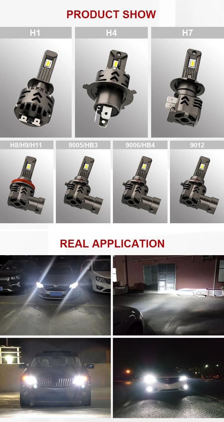Super Bright Car LED Conversion Kit 16000lm 6500K Mini LED Headlamp Hb3 H8 H11 H7 12V Car LED Headlight Bulb H4